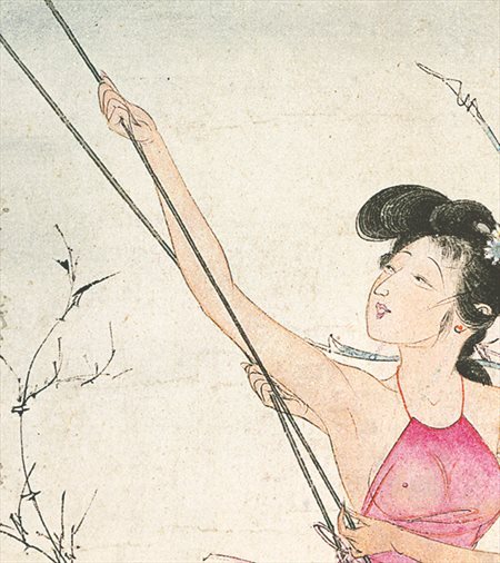 淮南-胡也佛的仕女画和最知名的金瓶梅秘戏图